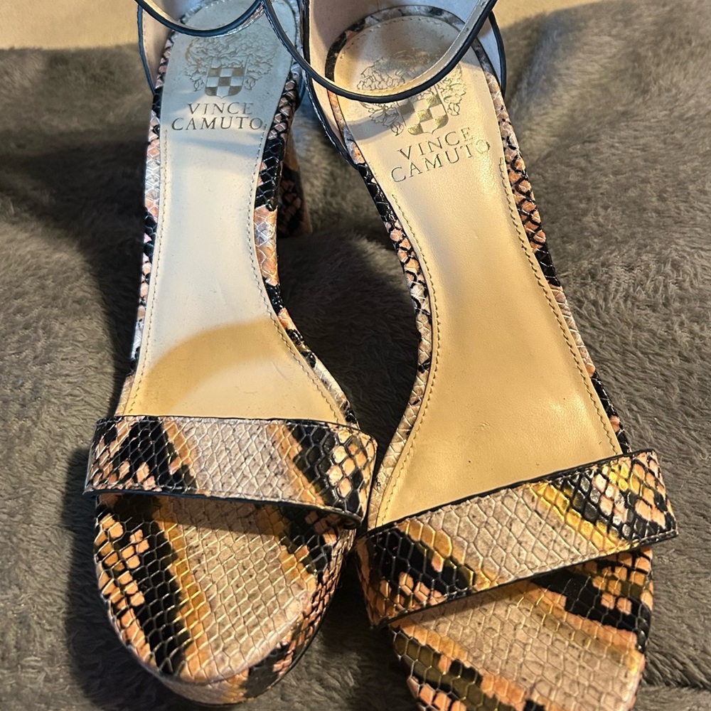 Vince Camuto Snakeskin Sandals